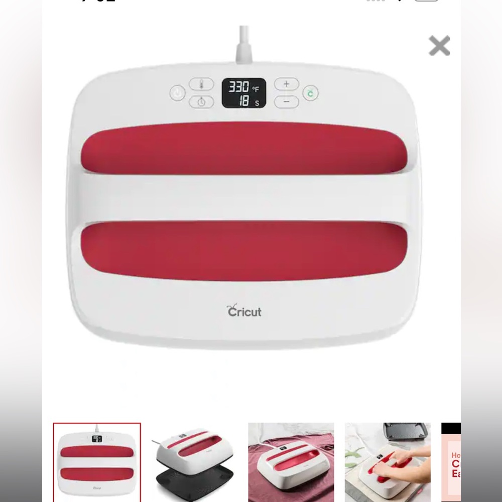 Cricuit easy press 2- 12x10